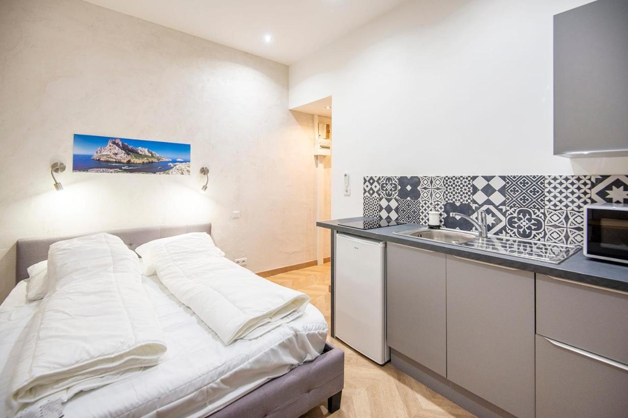 Ferienwohnung Studio In The Heart Of Marseille - Vieux Port Exterior foto