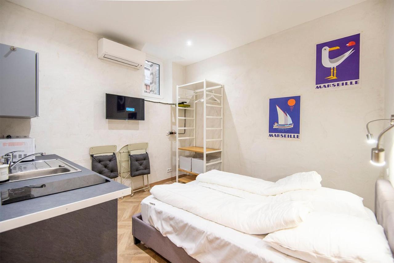 Ferienwohnung Studio In The Heart Of Marseille - Vieux Port Exterior foto